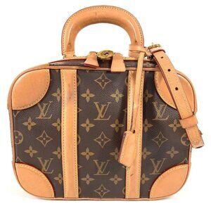 LOUIS VUITTON M44581 Monogram Valiset PM Trunk Small Hand Bag Shoulder Bag